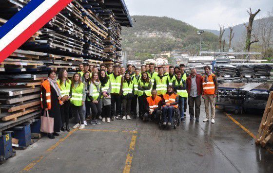 La gradita visita del Lycée Viticole De Montagne-St-Emilion