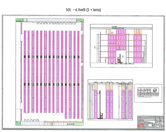 SCAFFALATURE PORTA PALLET USATE-2