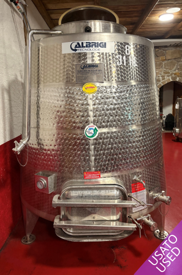 VINIFICATORE USATO TERMOCONDIZIONATO 31 HL-0